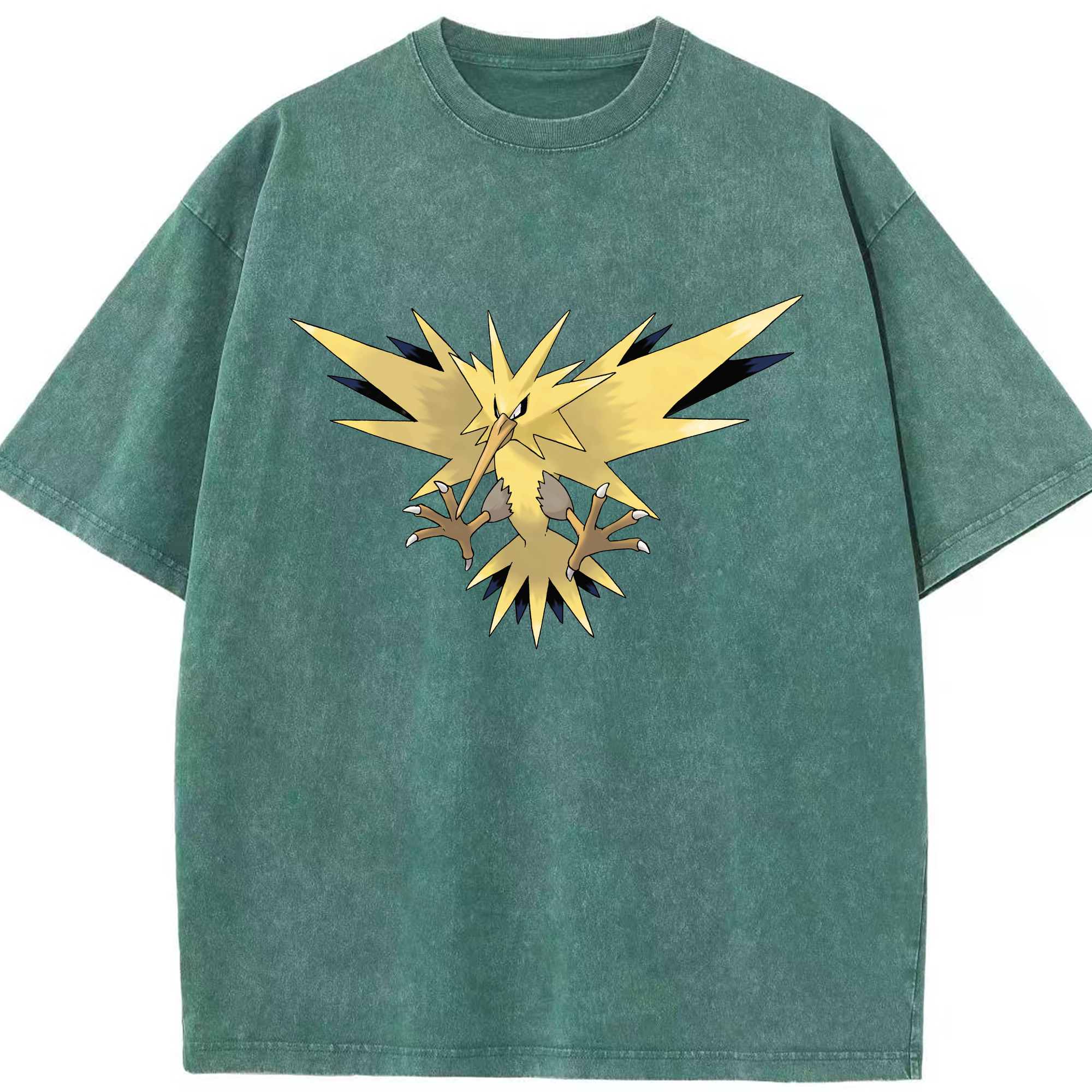 （画像用） ポケットモンスター Pokémon 綿100% ヴィンテージ風 半袖Tシャツ（フロントプリント）